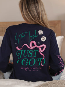 Simply Southern Just God Long Sleeve T-shirt