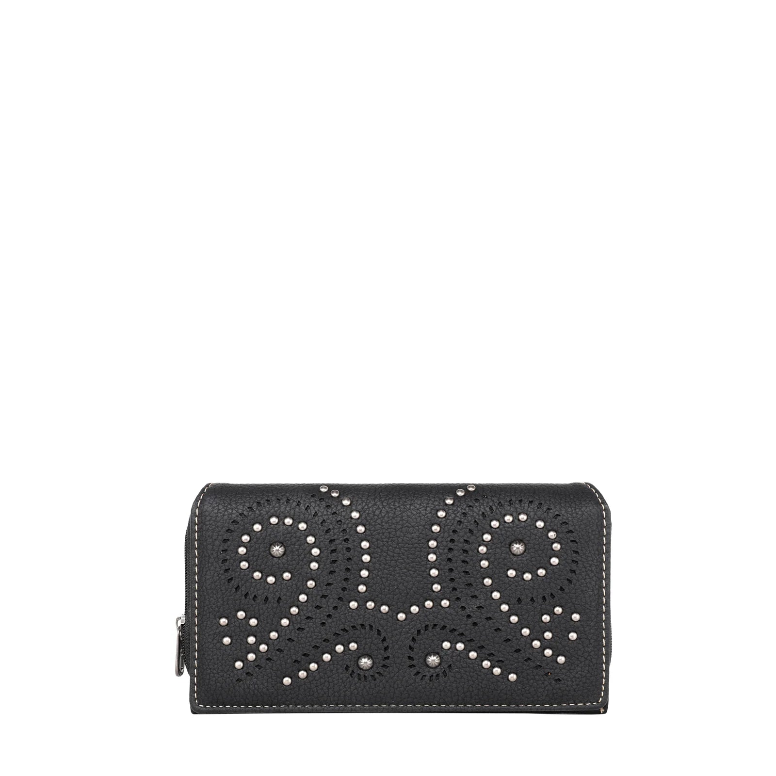 Montana West Cut-Out Collection Wallet - Black