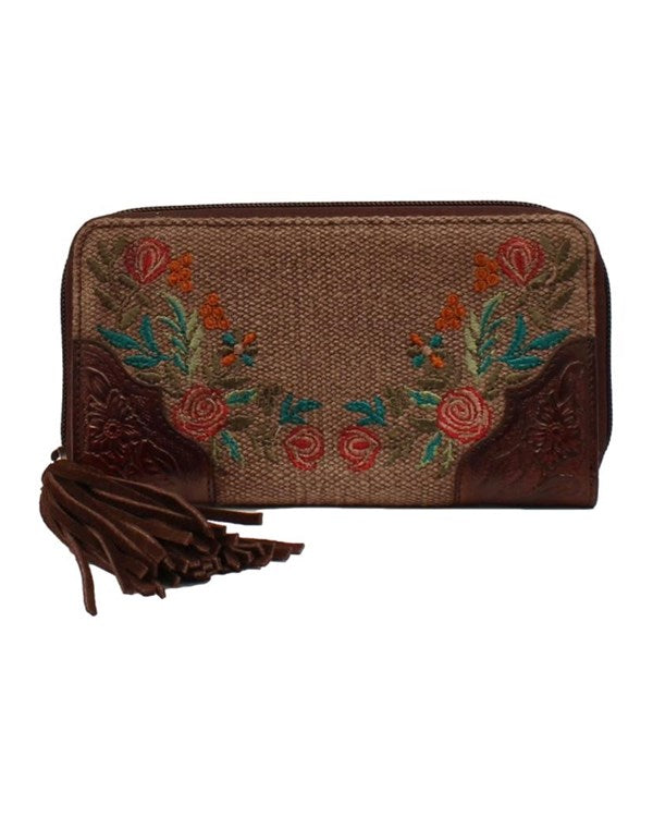 Ariat Women's Audrey Fringe Pull Clutch Wallet - Nate's Western Wear