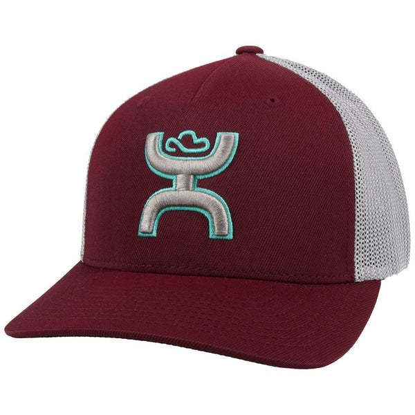 Hooey "COACH" MAROON/GREY HAT - Nate's Western Wear