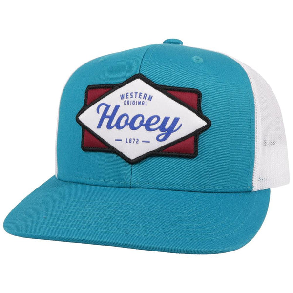 Hooey "DIAMOND" TEAL/WHITE HAT - Nate's Western Wear