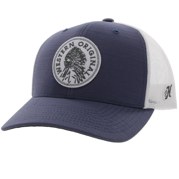 Hooey "QUANAH" NAVY /WHITE SNAPBACK - Nate's Western Wear