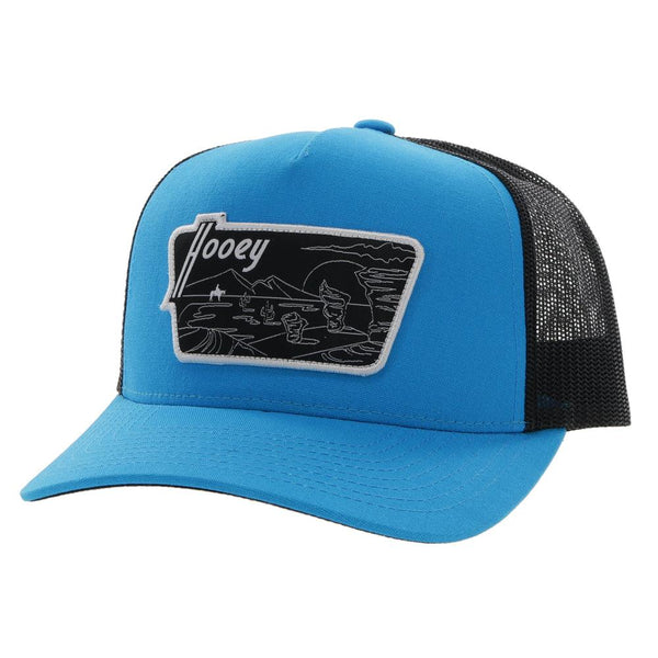 Hooey "DAVIS" BLUE/BLACK SNAPBACK HAT - Nate's Western Wear