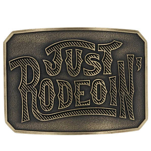 Dale Brisby Just Rodeoin' Attitude Buckle - Nate's Western Wear